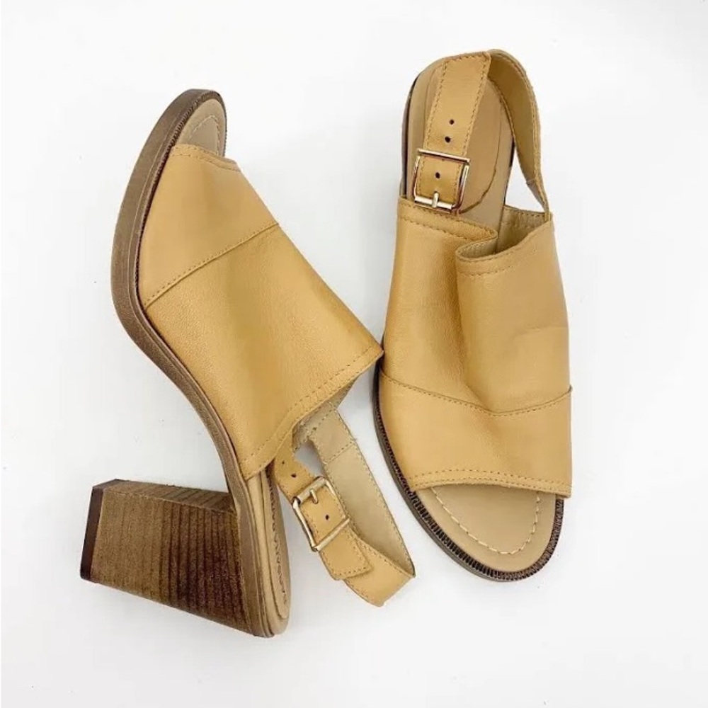 Anthropologie Barbara Barbieri leather sling backs - gently used